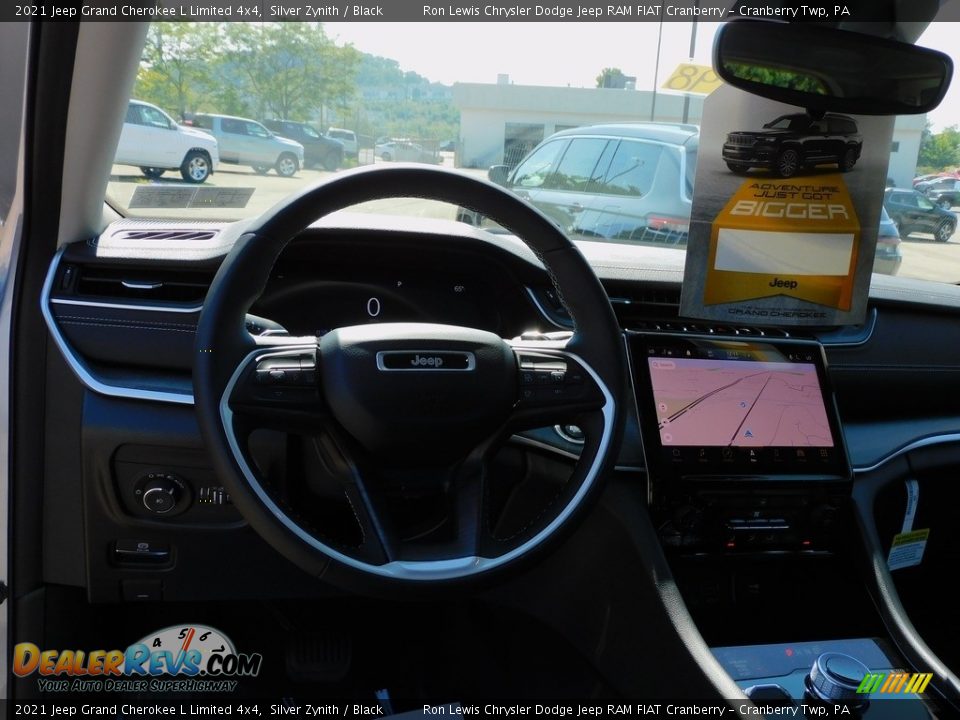 2021 Jeep Grand Cherokee L Limited 4x4 Silver Zynith / Black Photo #14