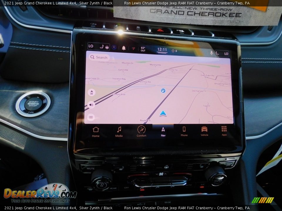 2021 Jeep Grand Cherokee L Limited 4x4 Silver Zynith / Black Photo #17