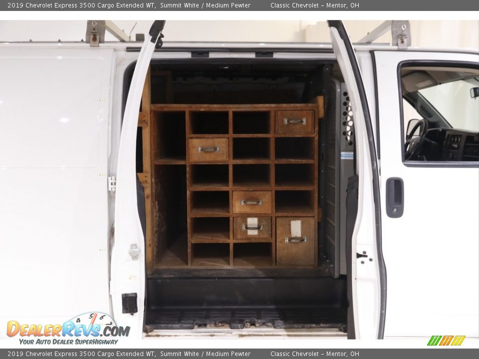 2019 Chevrolet Express 3500 Cargo Extended WT Summit White / Medium Pewter Photo #14