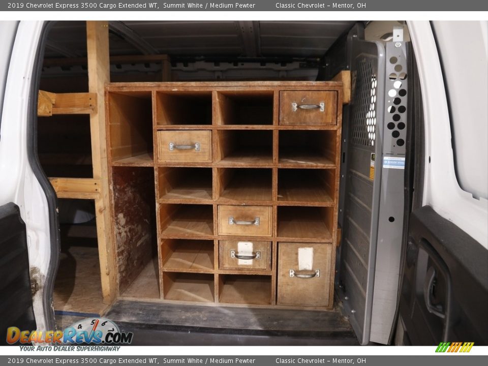 2019 Chevrolet Express 3500 Cargo Extended WT Summit White / Medium Pewter Photo #15