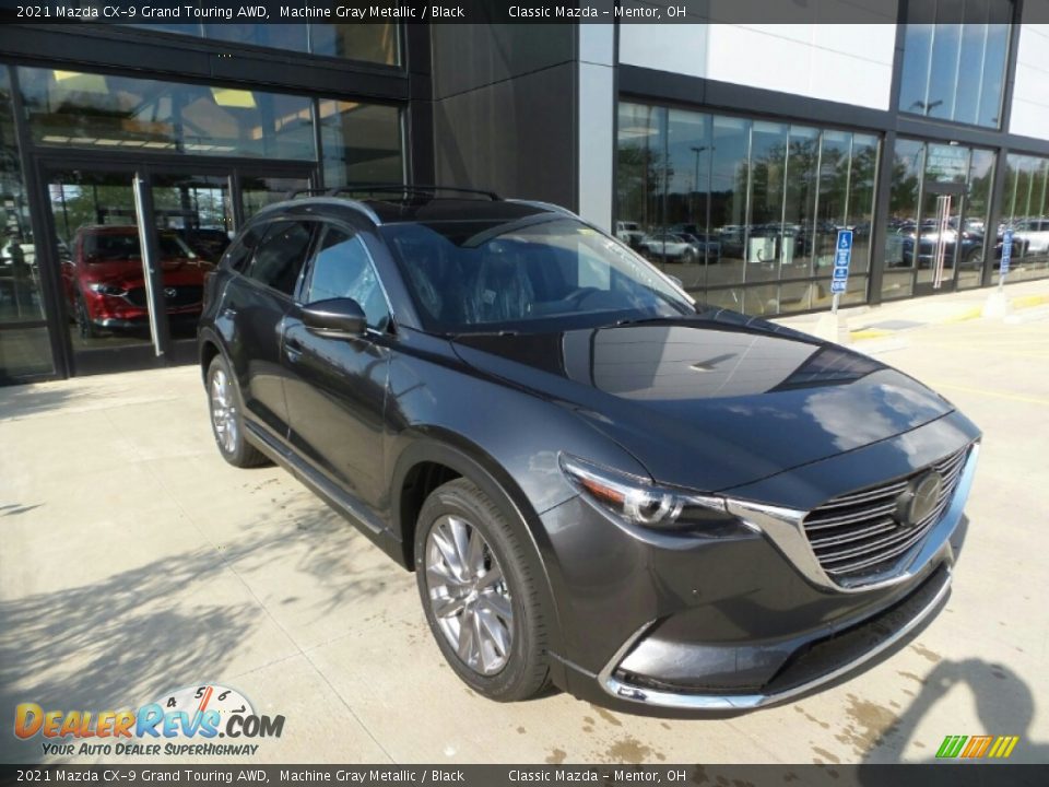 2021 Mazda CX-9 Grand Touring AWD Machine Gray Metallic / Black Photo #1