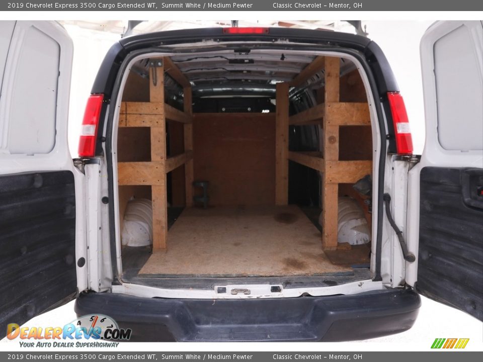 2019 Chevrolet Express 3500 Cargo Extended WT Summit White / Medium Pewter Photo #17