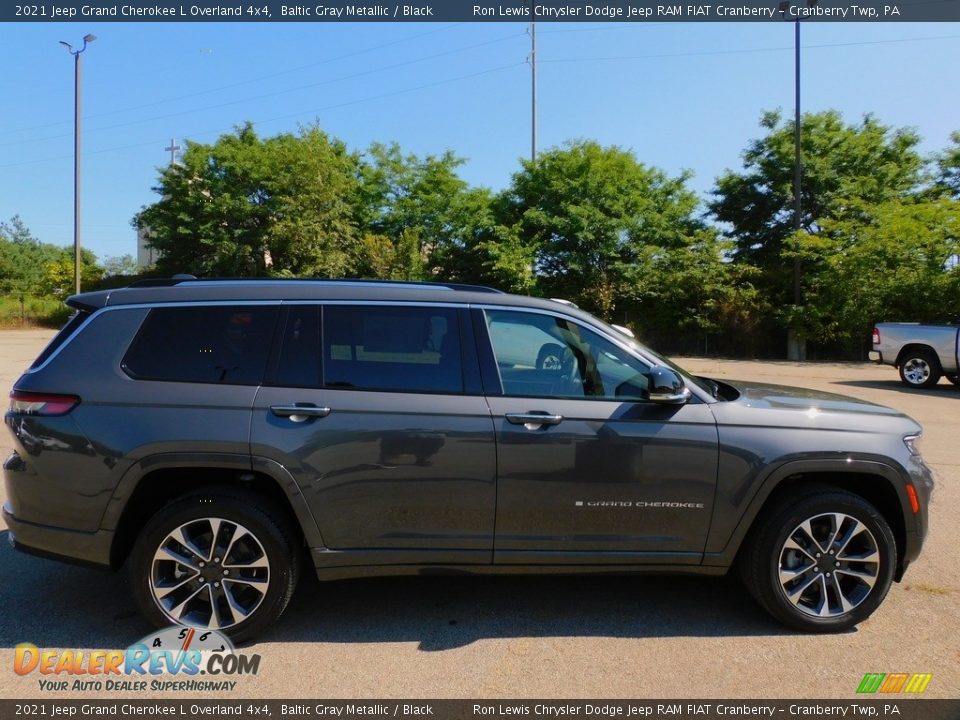 2021 Jeep Grand Cherokee L Overland 4x4 Baltic Gray Metallic / Black Photo #4