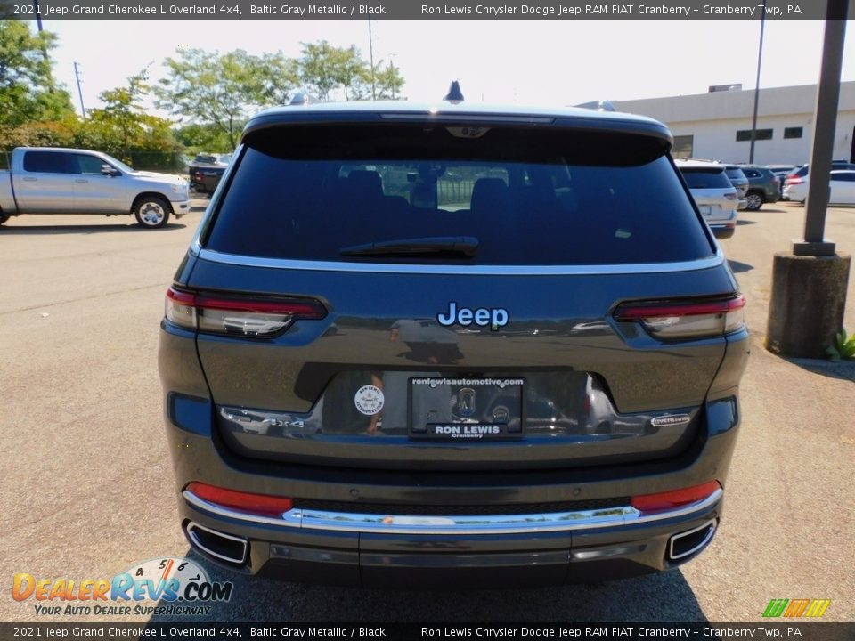 2021 Jeep Grand Cherokee L Overland 4x4 Baltic Gray Metallic / Black Photo #6