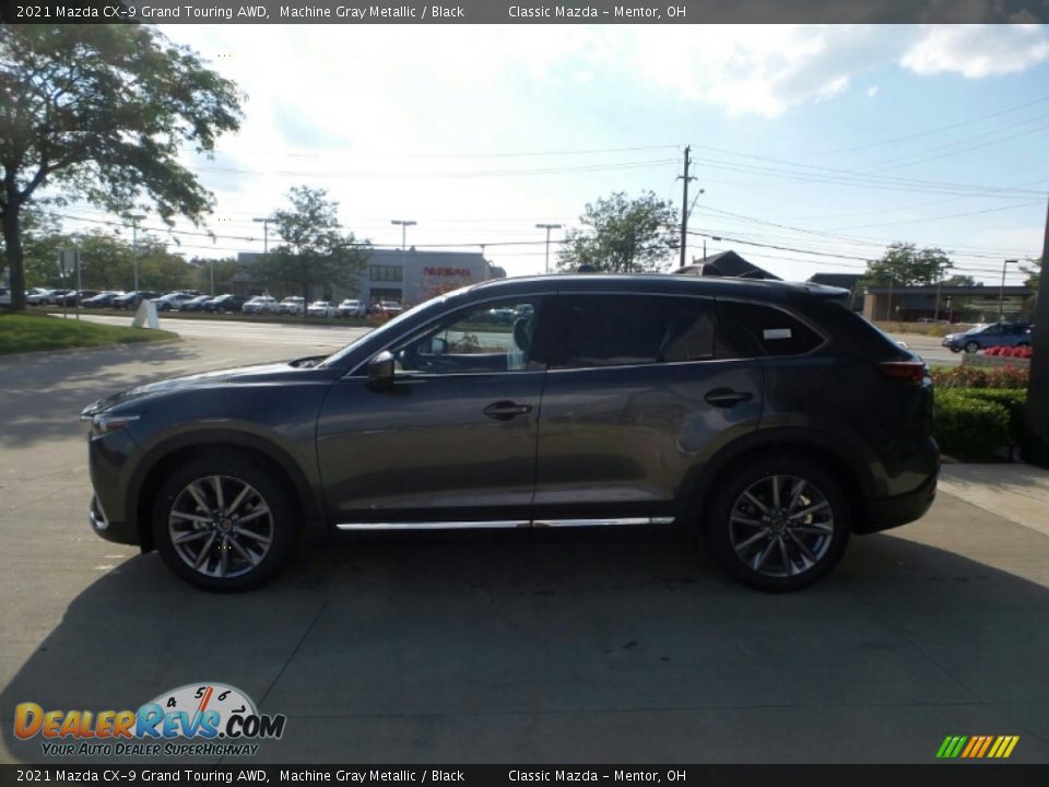 2021 Mazda CX-9 Grand Touring AWD Machine Gray Metallic / Black Photo #6