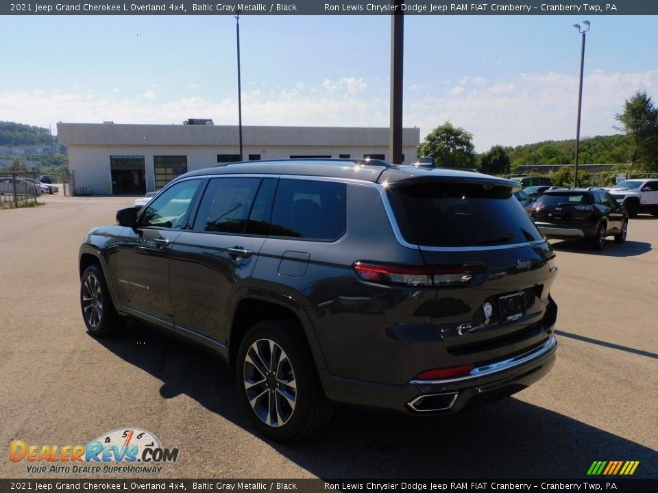 2021 Jeep Grand Cherokee L Overland 4x4 Baltic Gray Metallic / Black Photo #8