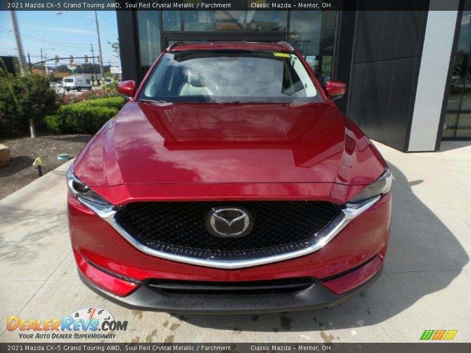 2021 Mazda CX-5 Grand Touring AWD Soul Red Crystal Metallic / Parchment Photo #2