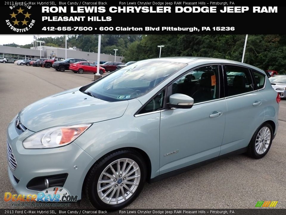 2013 Ford C-Max Hybrid SEL Blue Candy / Charcoal Black Photo #1