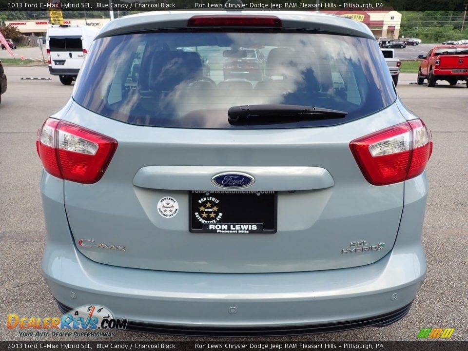 2013 Ford C-Max Hybrid SEL Blue Candy / Charcoal Black Photo #4