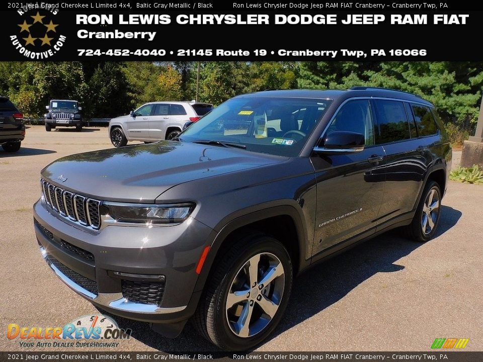 2021 Jeep Grand Cherokee L Limited 4x4 Baltic Gray Metallic / Black Photo #1