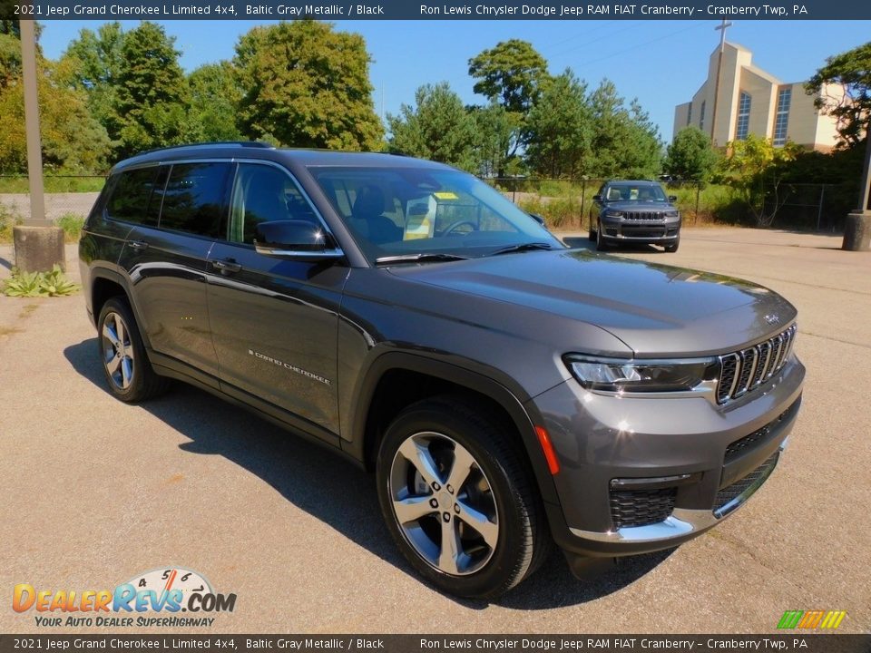 2021 Jeep Grand Cherokee L Limited 4x4 Baltic Gray Metallic / Black Photo #3