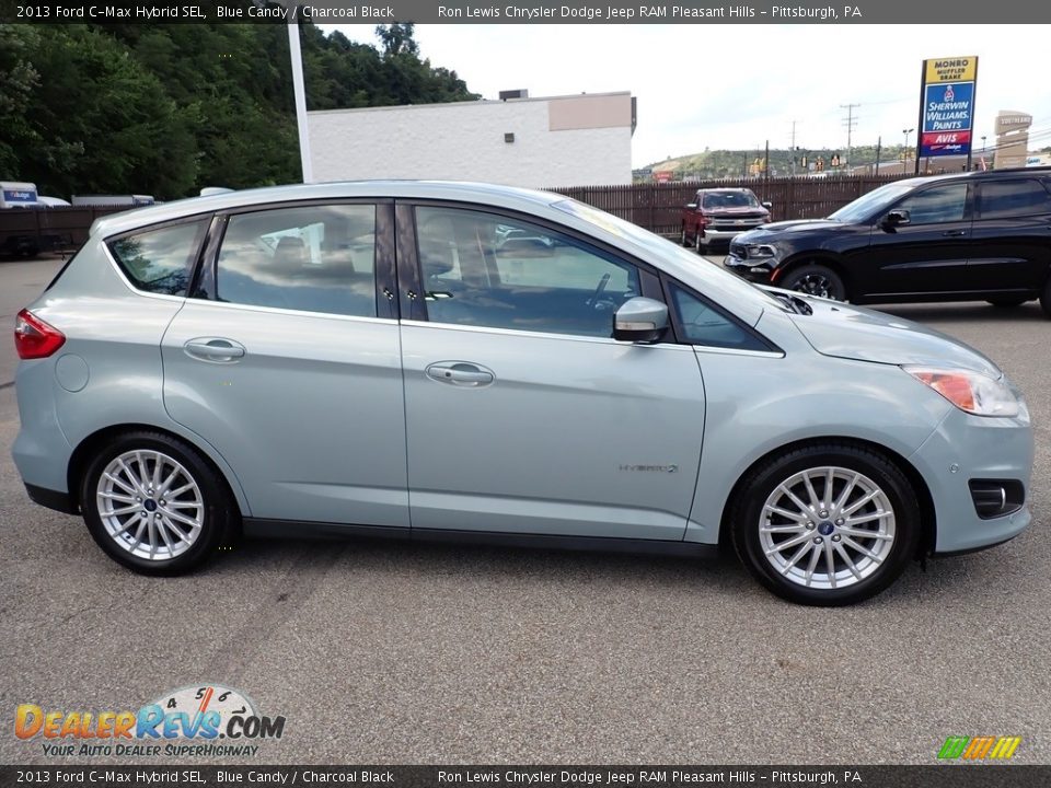 2013 Ford C-Max Hybrid SEL Blue Candy / Charcoal Black Photo #7