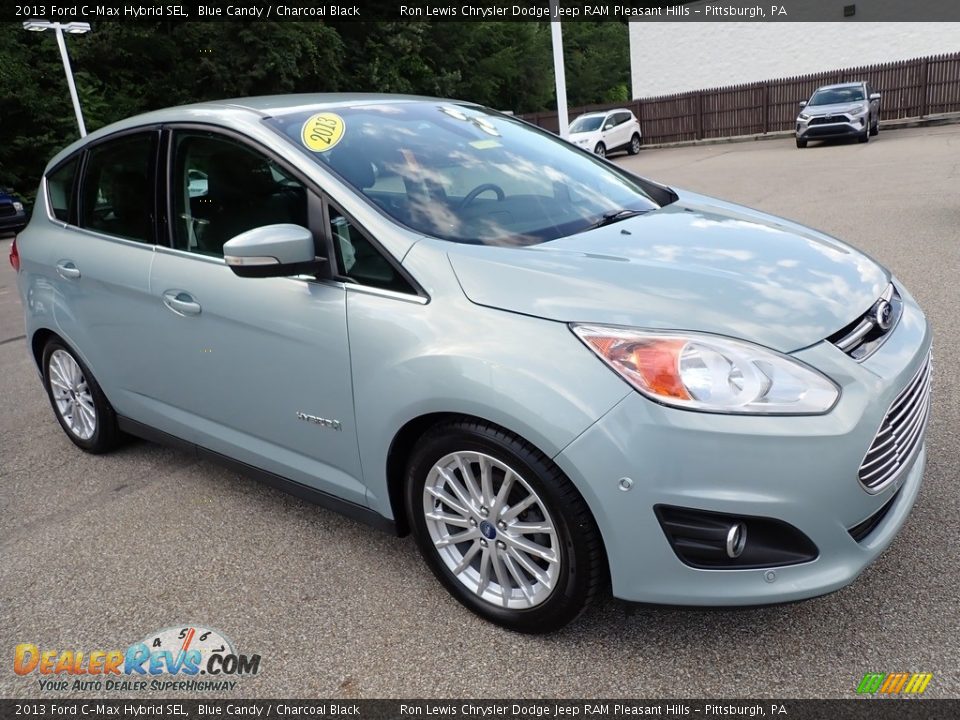 2013 Ford C-Max Hybrid SEL Blue Candy / Charcoal Black Photo #8