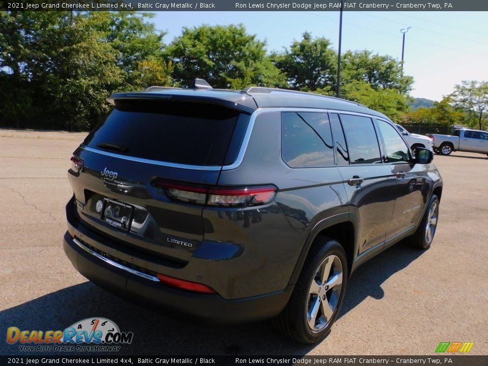 2021 Jeep Grand Cherokee L Limited 4x4 Baltic Gray Metallic / Black Photo #5