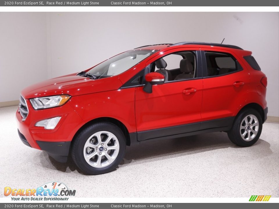2020 Ford EcoSport SE Race Red / Medium Light Stone Photo #3