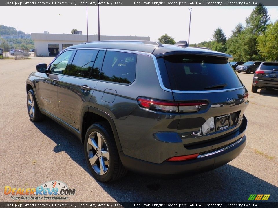 2021 Jeep Grand Cherokee L Limited 4x4 Baltic Gray Metallic / Black Photo #8