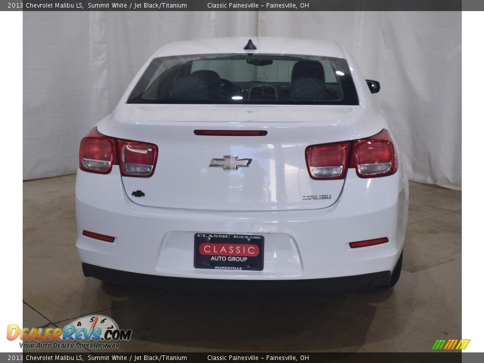 2013 Chevrolet Malibu LS Summit White / Jet Black/Titanium Photo #3