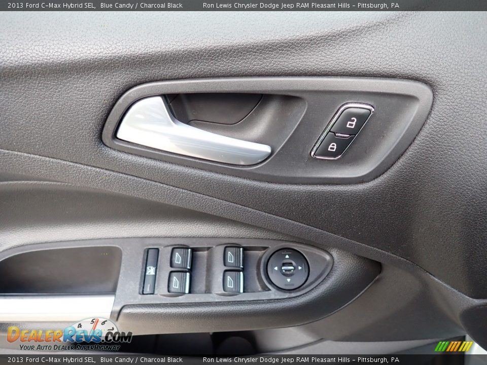 2013 Ford C-Max Hybrid SEL Blue Candy / Charcoal Black Photo #14