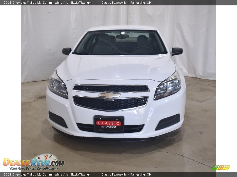 2013 Chevrolet Malibu LS Summit White / Jet Black/Titanium Photo #4