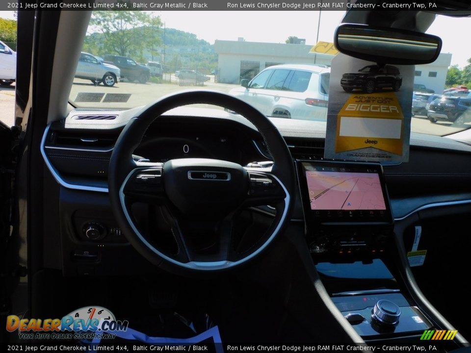 2021 Jeep Grand Cherokee L Limited 4x4 Baltic Gray Metallic / Black Photo #14