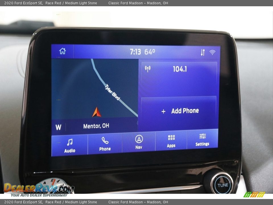 2020 Ford EcoSport SE Race Red / Medium Light Stone Photo #10