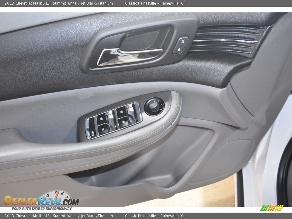 2013 Chevrolet Malibu LS Summit White / Jet Black/Titanium Photo #10