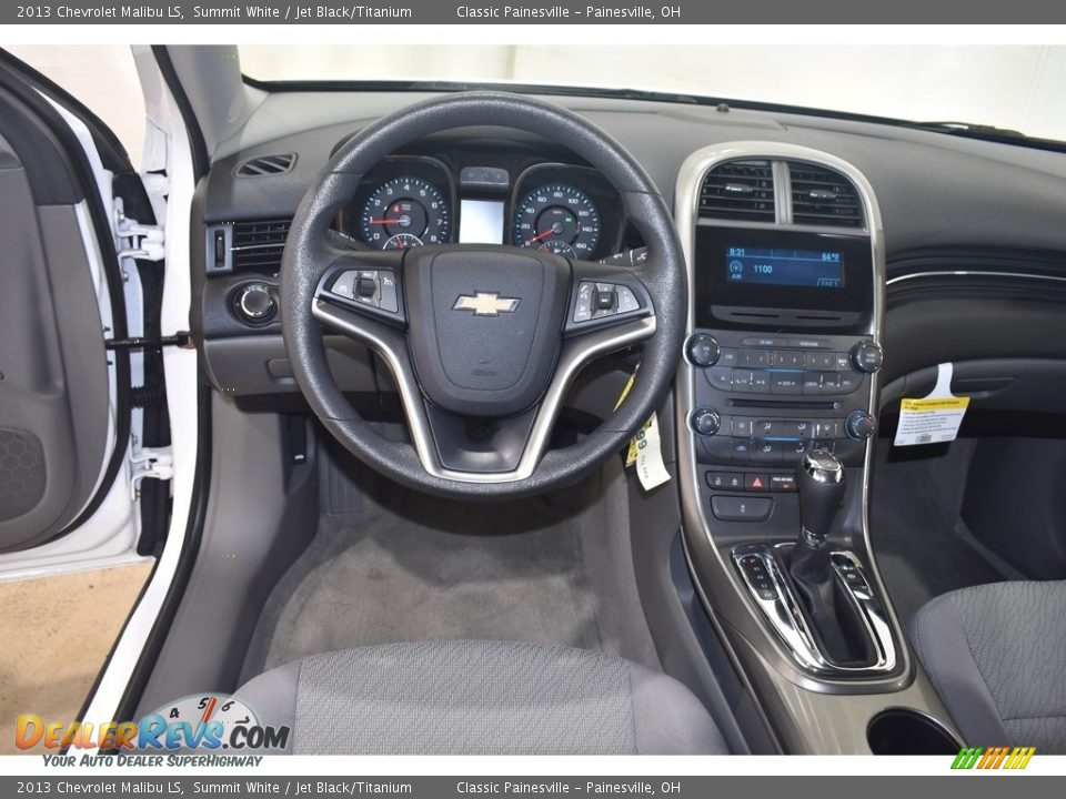 2013 Chevrolet Malibu LS Summit White / Jet Black/Titanium Photo #12