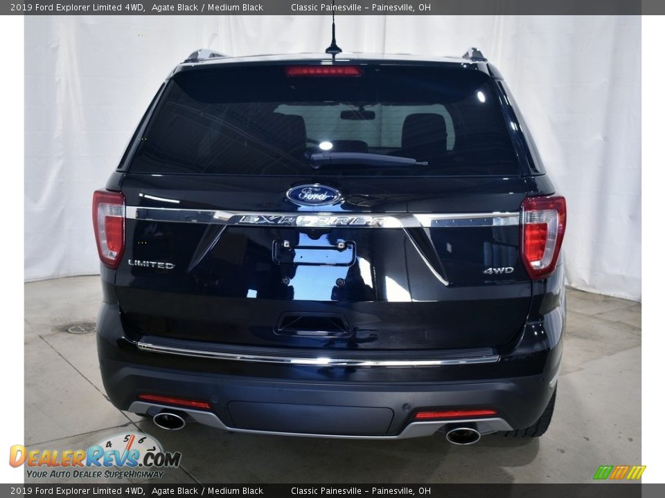 2019 Ford Explorer Limited 4WD Agate Black / Medium Black Photo #3