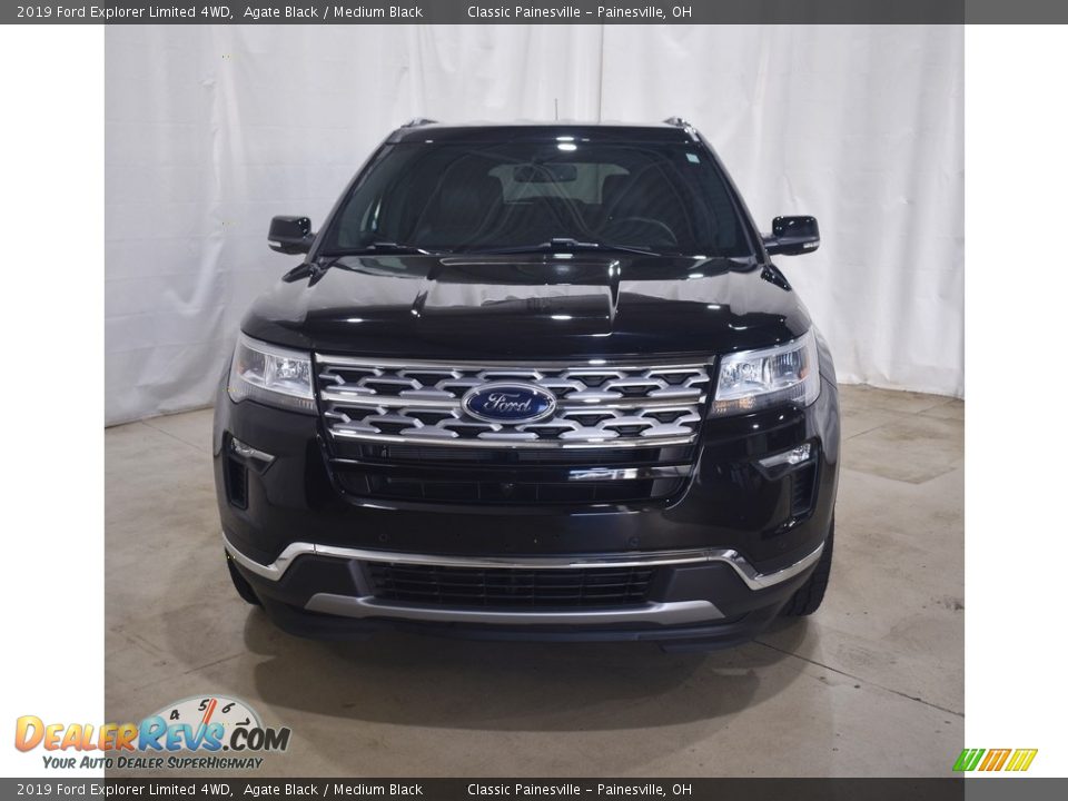 2019 Ford Explorer Limited 4WD Agate Black / Medium Black Photo #4