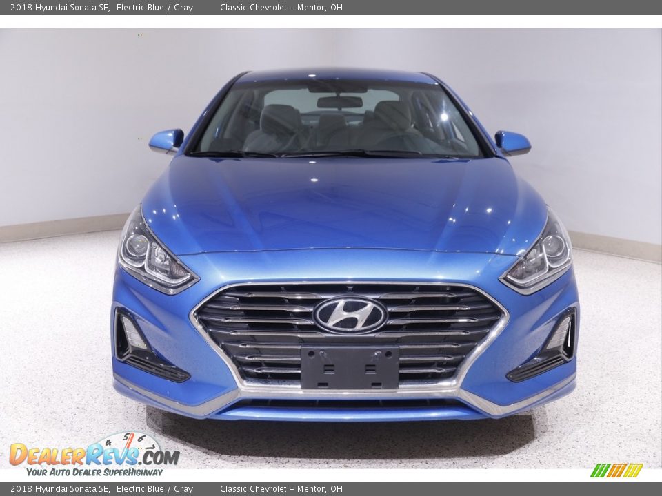 2018 Hyundai Sonata SE Electric Blue / Gray Photo #2