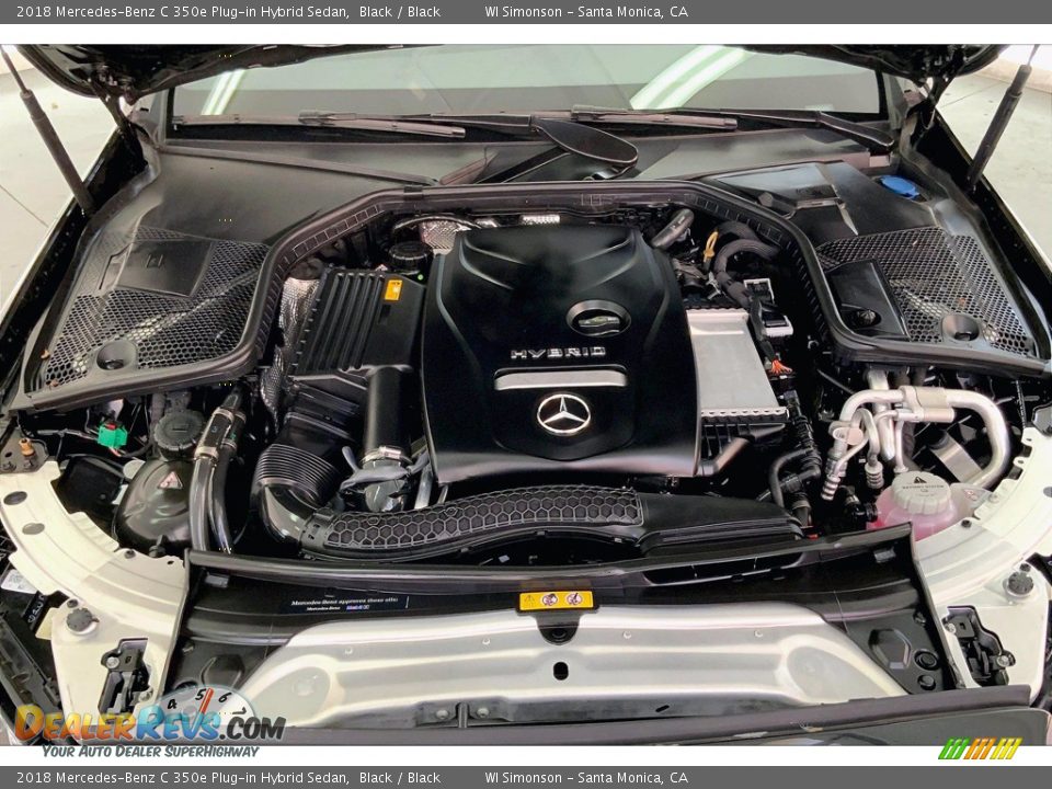 2018 Mercedes-Benz C 350e Plug-in Hybrid Sedan Black / Black Photo #9