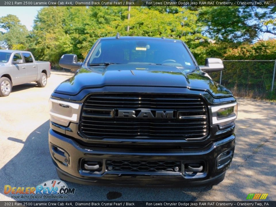 2021 Ram 2500 Laramie Crew Cab 4x4 Diamond Black Crystal Pearl / Black Photo #2