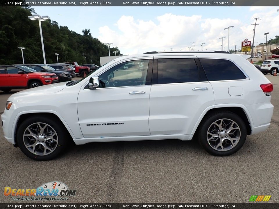 Bright White 2021 Jeep Grand Cherokee Overland 4x4 Photo #2