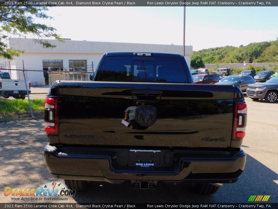 2021 Ram 2500 Laramie Crew Cab 4x4 Diamond Black Crystal Pearl / Black Photo #6