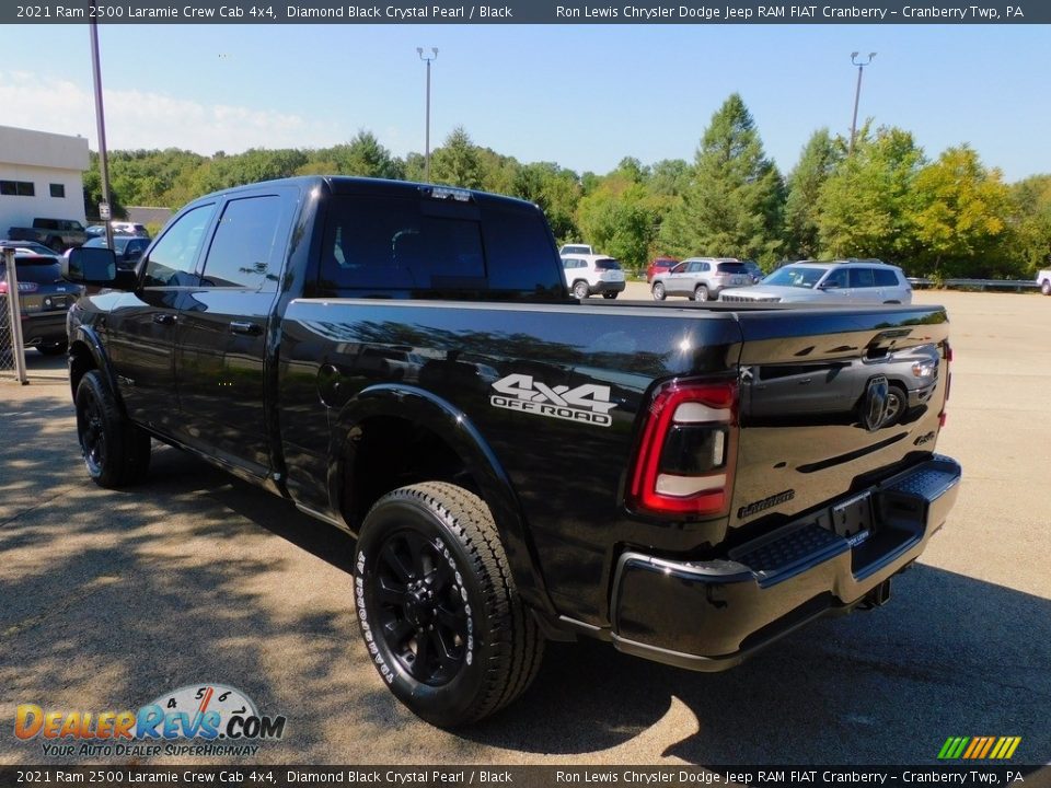 2021 Ram 2500 Laramie Crew Cab 4x4 Diamond Black Crystal Pearl / Black Photo #8