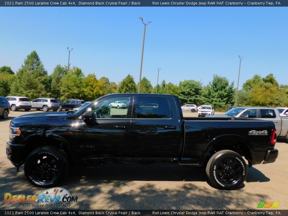 2021 Ram 2500 Laramie Crew Cab 4x4 Diamond Black Crystal Pearl / Black Photo #9