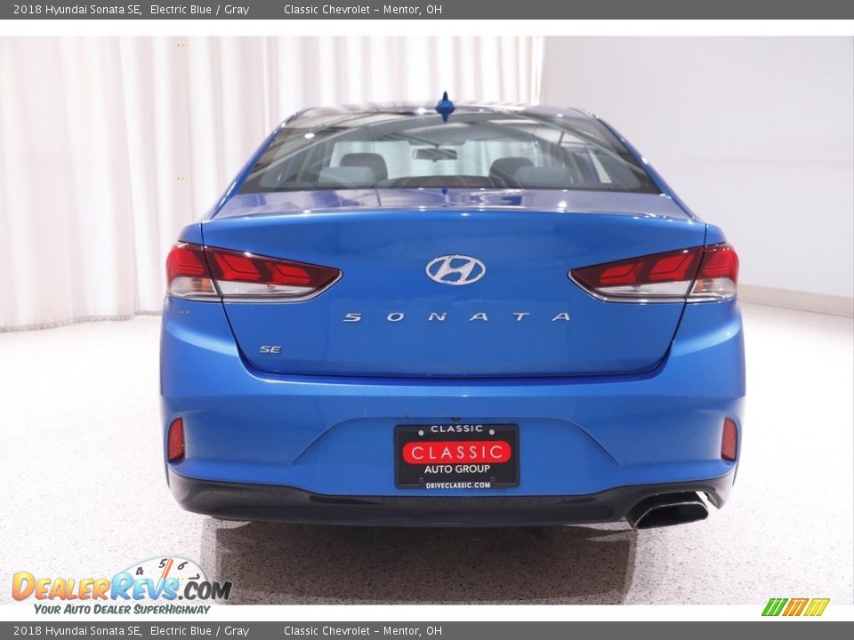 2018 Hyundai Sonata SE Electric Blue / Gray Photo #17