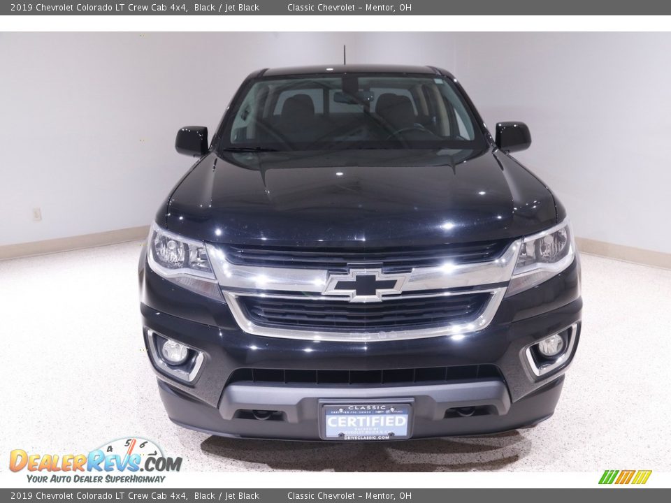 2019 Chevrolet Colorado LT Crew Cab 4x4 Black / Jet Black Photo #2