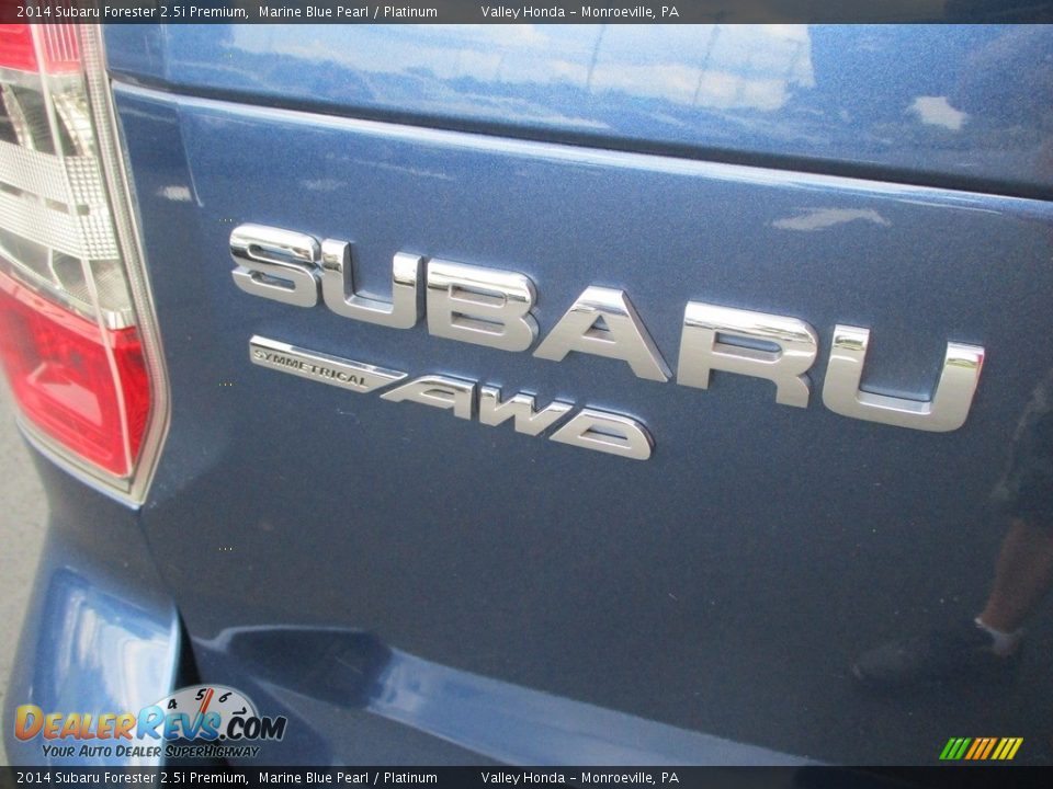 2014 Subaru Forester 2.5i Premium Marine Blue Pearl / Platinum Photo #6