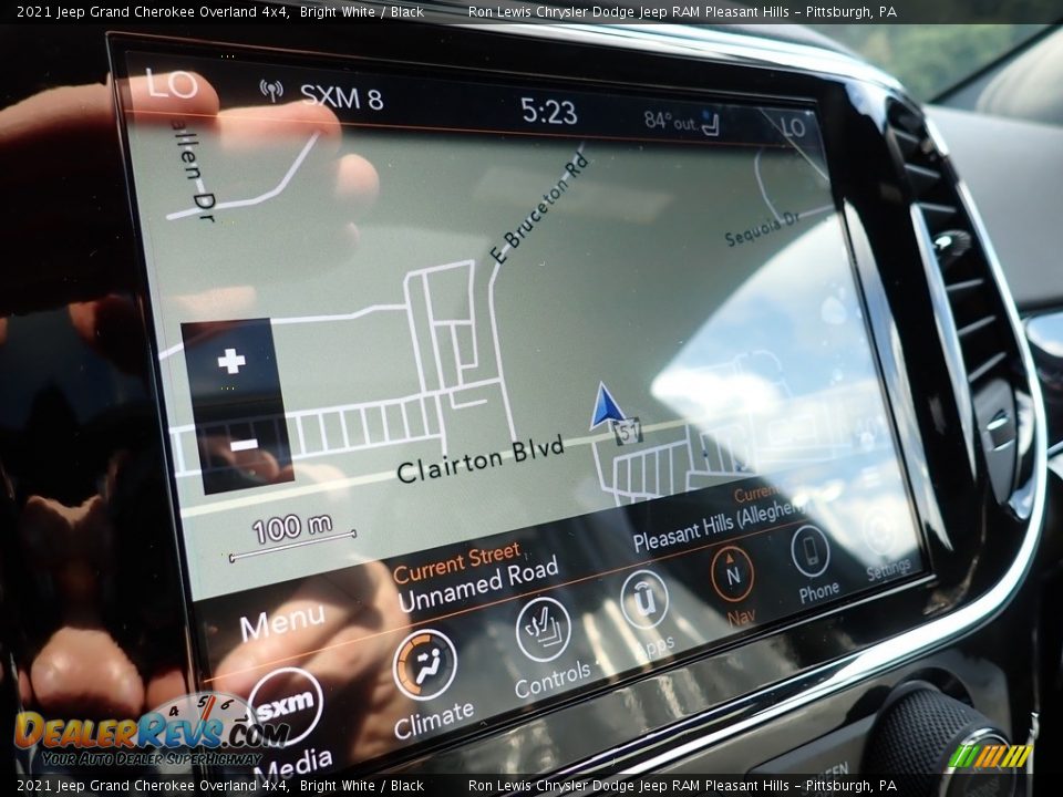 Navigation of 2021 Jeep Grand Cherokee Overland 4x4 Photo #18