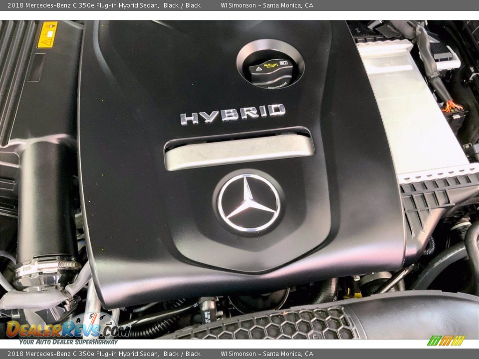 2018 Mercedes-Benz C 350e Plug-in Hybrid Sedan Black / Black Photo #32