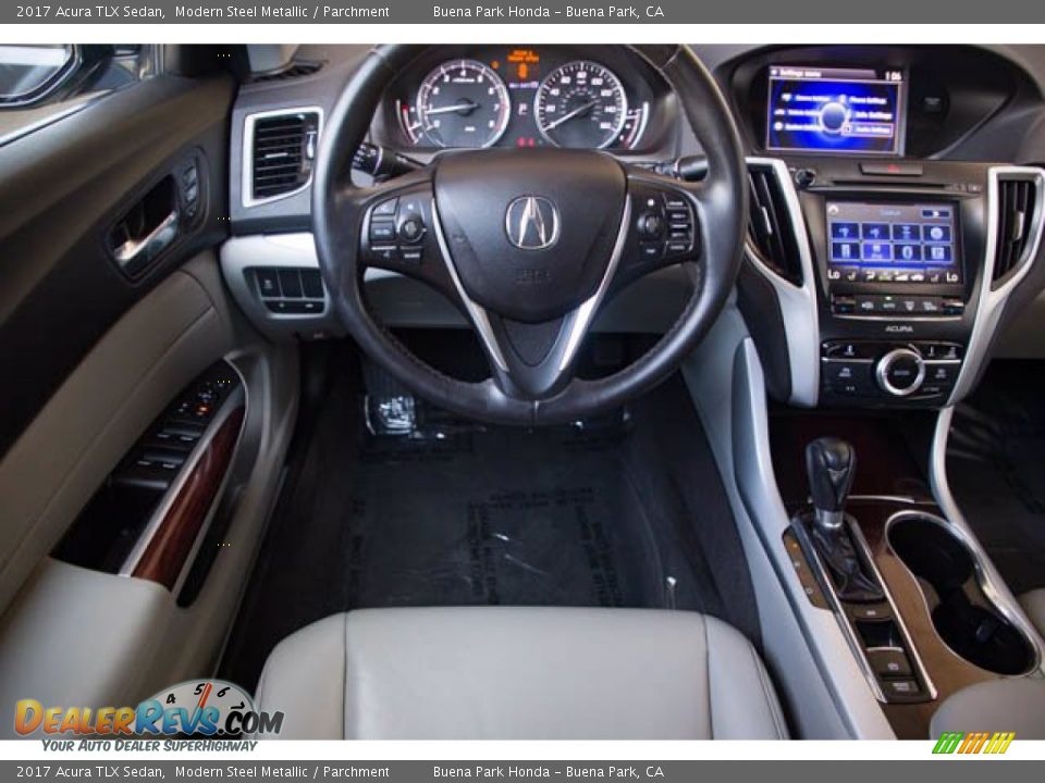 2017 Acura TLX Sedan Modern Steel Metallic / Parchment Photo #5