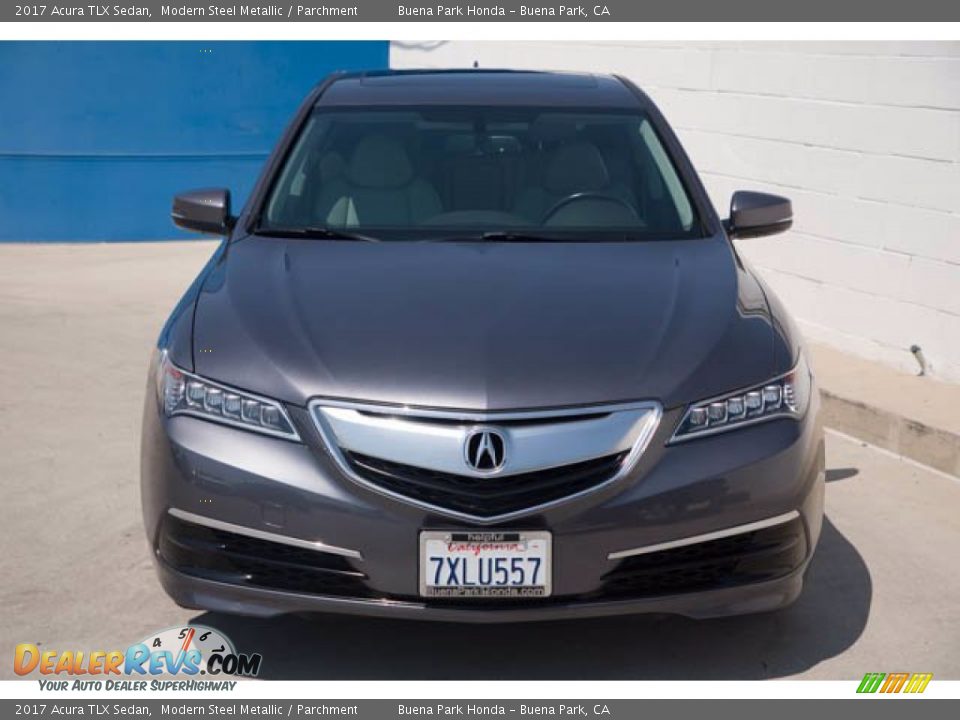 2017 Acura TLX Sedan Modern Steel Metallic / Parchment Photo #7