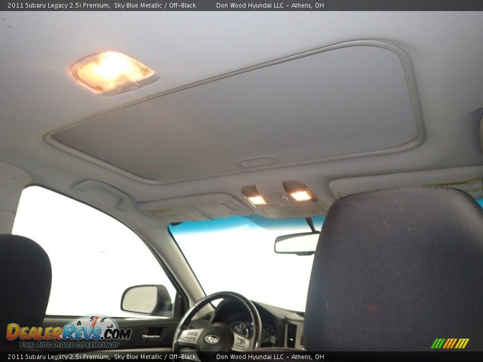 2011 Subaru Legacy 2.5i Premium Sky Blue Metallic / Off-Black Photo #2