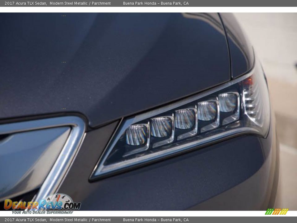 2017 Acura TLX Sedan Modern Steel Metallic / Parchment Photo #9