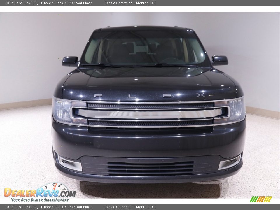 2014 Ford Flex SEL Tuxedo Black / Charcoal Black Photo #2