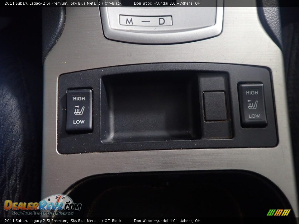 2011 Subaru Legacy 2.5i Premium Sky Blue Metallic / Off-Black Photo #3