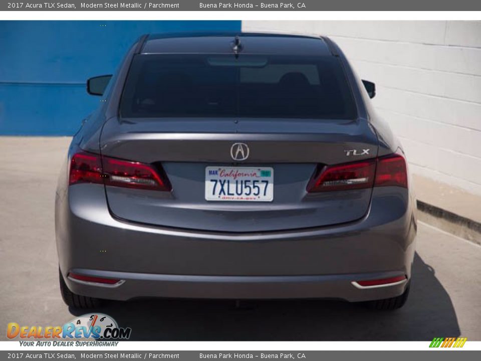 2017 Acura TLX Sedan Modern Steel Metallic / Parchment Photo #11