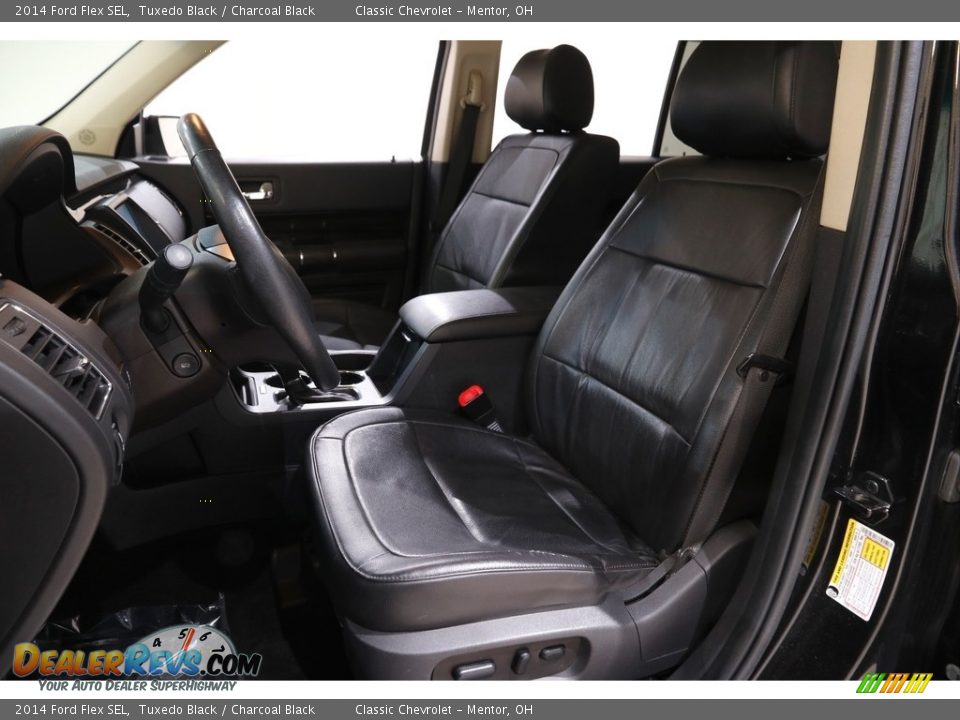 2014 Ford Flex SEL Tuxedo Black / Charcoal Black Photo #5