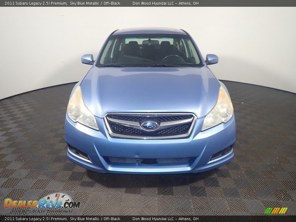 2011 Subaru Legacy 2.5i Premium Sky Blue Metallic / Off-Black Photo #6